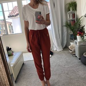 Dusty Orange Joggers from ASOS